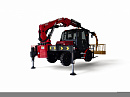 Внедорожный погрузчик с КМУ LEOTRACK 35Z фото 4